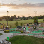 Minigolf is fun for all ages.